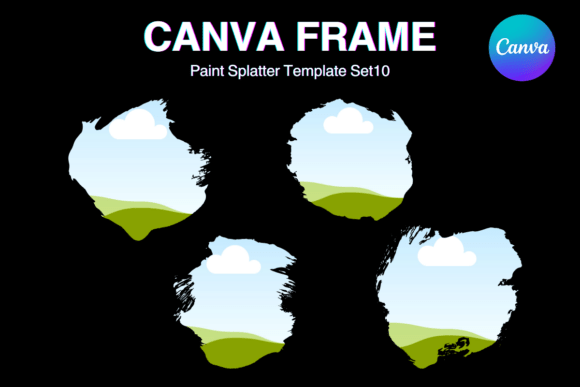 Brush Stroke Canva Frame_10: A Digital Artistic Edge