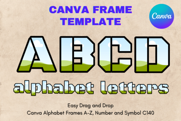 Canva Letters Frame Alphabet Template140: A Creative's Guide