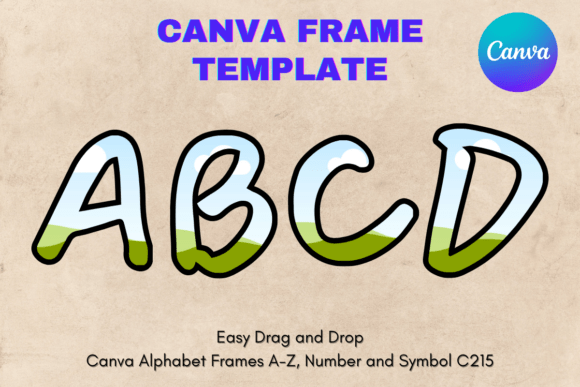 Canva Letters Frame Alphabet Template215: A Designer's Take