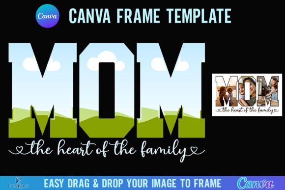 Designing Heartfelt Tributes with Mom Mother's Day Canva Frame Photo