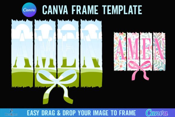 Easter Amen Brush Stroke Canva Frame Bow: A Creative Designer's Guide