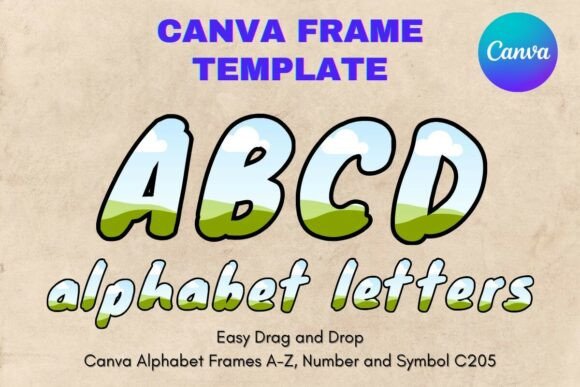 Exploring the Canva Letters Frame Alphabet Template205