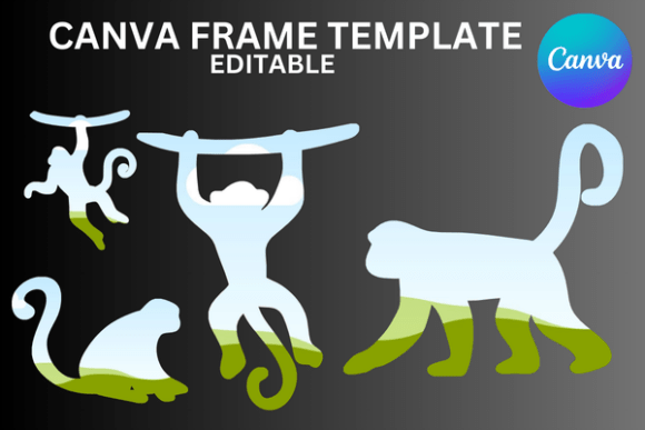 Jungle Monkeys Canva Frame Template: A Guide for Creators
