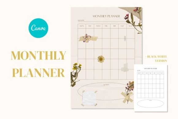 Plan with Clarity: Using the Canva Monthly Planner Template