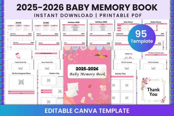 Preserve Every Milestone with a 2025-2026 Baby Memory Book for Canva