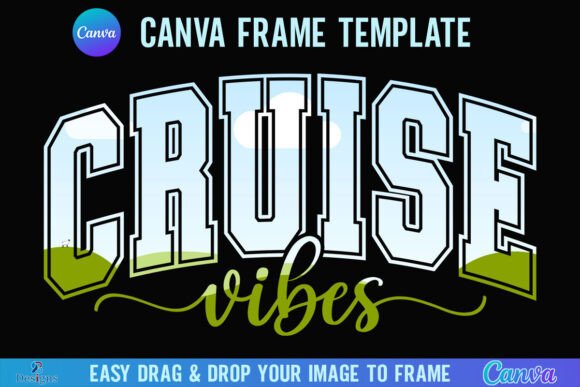 Set Sail with Your Creativity: The Cruise Vibes Canva Frame Summer Vacation
