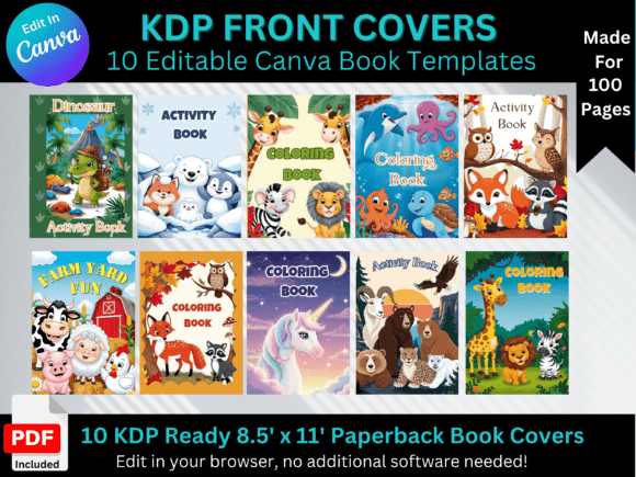 Streamline Your KDP Workflow with Canva Book Covers