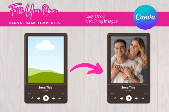 Transform Your Audio Branding with the Music Player Canva Frame Mockup