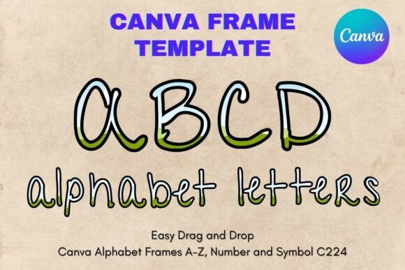 Unlocking Creative Potential with Canva Letters Frame Alphabet Template224