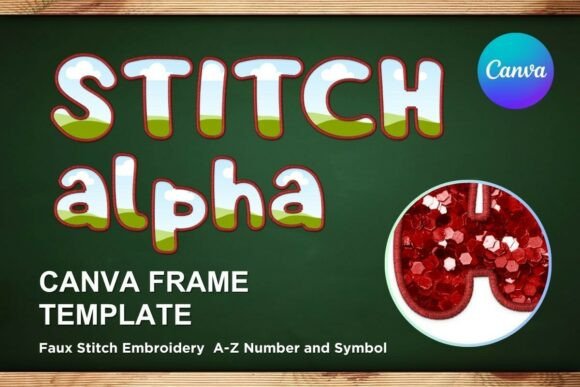 Unlocking Handmade Charm with Faux Embroidery Canva Frame Letters_27