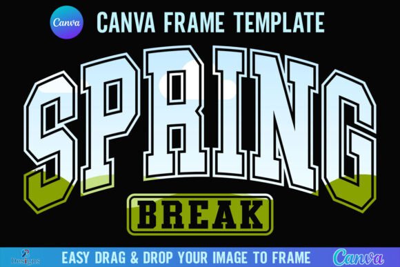 Unpacking the Spring Break Canva Frame Summer Varsity